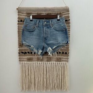 LEVIS 501 | Cut Off Distressed Denim Shorts